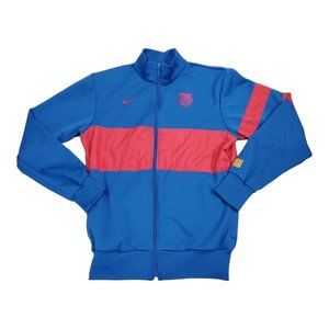 Nike FCB‎ Full Zip Warm Up Jacket Men's Size Small S FC Barcelona